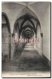 Old Postcard Convent of La Grande Chartreuse Gallery Grand cloister