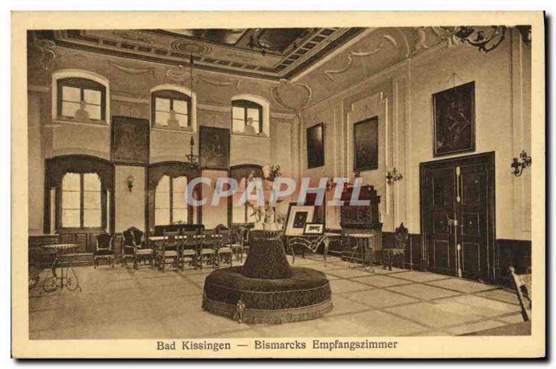 Old Postcard Bad Kissingen Bismarcks Empfangszimner
