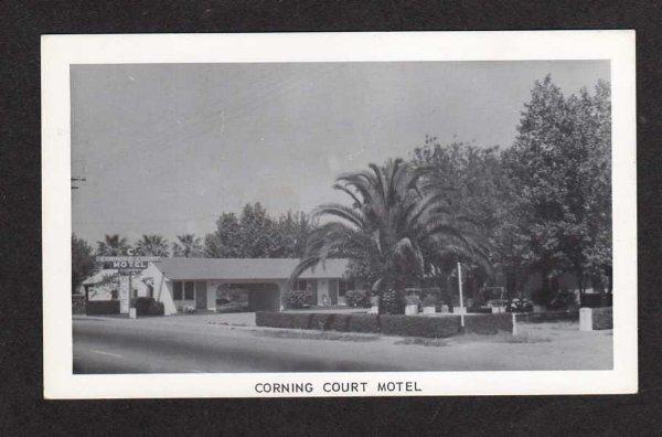 CA CORNING Court Motel CALIFORNIA CALIF Postcard PC