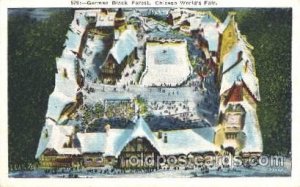 Black Forest Village 1933 Chicago, Illinois USA Worlds Fair Exposition Unused 