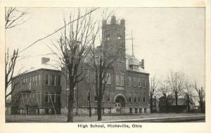 Auburn Postcard C-1910 High School Hicksville Ohio postcard 2777