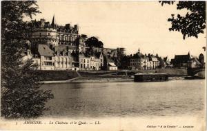 CPA AMBOISE - Le Chateau et le Quai (298728)