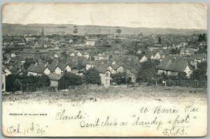 WILKES-BARRE PA PANORAMA 1906 UNDIVIDED ANTIQUE POSTCARD