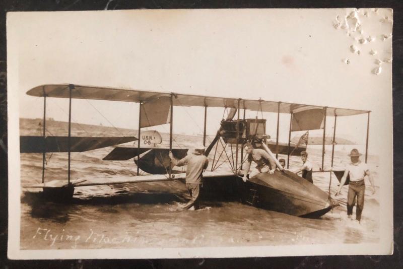 Mint USA Real Picture Postcard RPPC Flying Boat The Curtiss NC