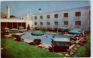 WINNEMUCCA, Nevada  NV   Roadside  Swimming Pool SONOMA INN  Highway 40 Postcard