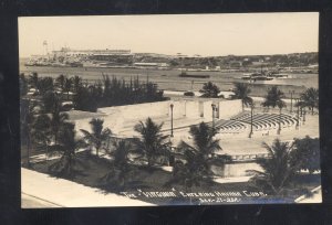 RPPC HAVANA CUBA US NAVY MILITARY SHIP USS VIRGINIA REAL PHOTO POSTCARD