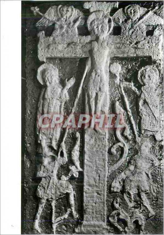 Postcard Modern Romsey Abbey Hampshire Carved Panel of the Crucifixion This c...