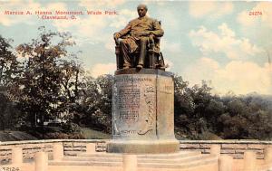 Marcus A. Hanna Monument, Cleveland, Ohio USA Unused 