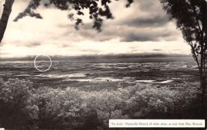 Platteville Wisconsin Mound Birdseye View Real Photo Antique Postcard K25935