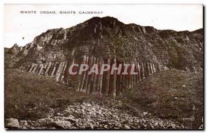 Ireland - Dunluce Castle - Giants Causeway - Giants Organ - Organ - Old Postcard
