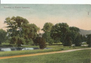 America Postcard - Entrance To Fishkill Cemetery, New York  - Ref 3068A