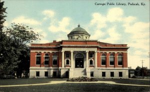 Paducah Kentucky KY Carnegie Public Library c1910 Vintage Postcard