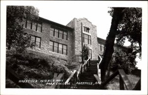 Parkville Missouri MO Park College Wakefield Science Hall Real Photo Postcard