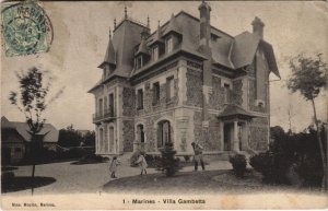 CPA MARINES - Villa Gambetta (44940)
