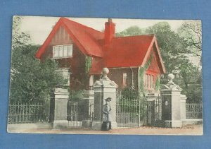 Vintage  Postcard Entrance To Jesmond Dene Newcastle Upon Tyne H1E