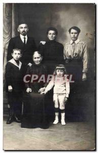 PHOTO CARD 1917 family concentration camp Cossement Minden Westphalia