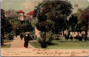 The Plaza St Augustine Florida Vintage Postcard C114