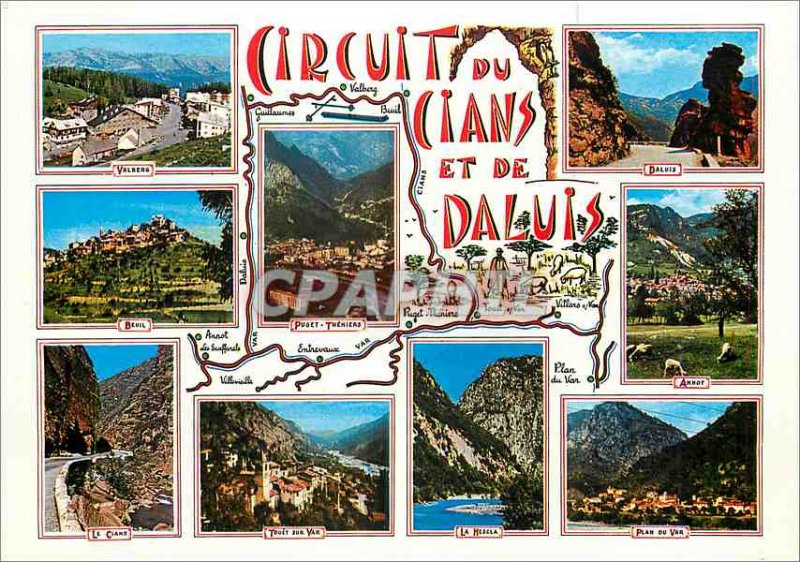 Postcard Modern Circuit Cianas and Daluis