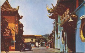 Los Angeles Chinatown California Vintage Postcard C162