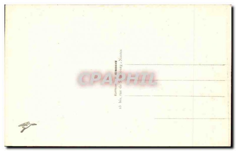 Quimperle Old Postcard Old Bridge on & # 39Elle