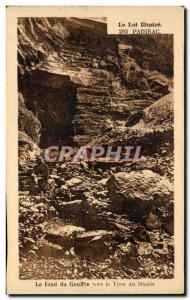 Old Postcard Lot Illustrates Padirac Chasm The Fond Du Vers Le Trou Du Diable