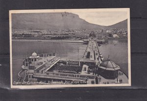 SOUTH AFRICA,CAPE OF GOOD HOPE,CAPE TOWN,PROMENADE PIER, CONCERT HALL, c1910 ppc