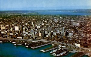 WA - Seattle. Alaska Way Viaduct & Docks