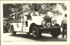 Union Beach Monmouth County NJ Fire Engine Real Photo Card/Postcard