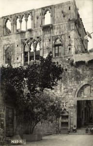 croatia, HVAR, Dalmatia, Užižić Hektorović Palace, Ruins (1920s) RPPC Postcard