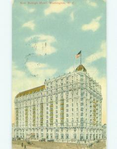 Divided Back NEWLY BUILT RALEIGH HOTEL Washington DC HQ4939