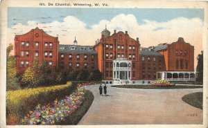 F71/ Wheeling West Virginia 1924 Mt De Chantel School Postcard