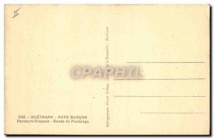 Old Postcard Folklore Guethary Basque Country Basque Dancers Dance Fandango