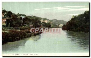 Old Postcard La Sone View On Isere