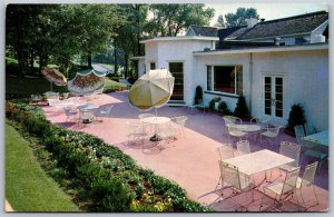 Vtg Ardsley New York NY Water Wheel Inn Super Club Restaurant 1950s Postcard