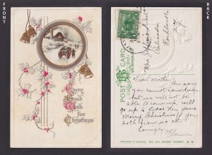UNITED STATES, Postcard, Merry Christmas