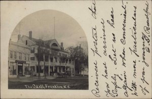 Franklin New Hampshire NH The Odell Hotel c1910 Real Photo Vintage Postcard