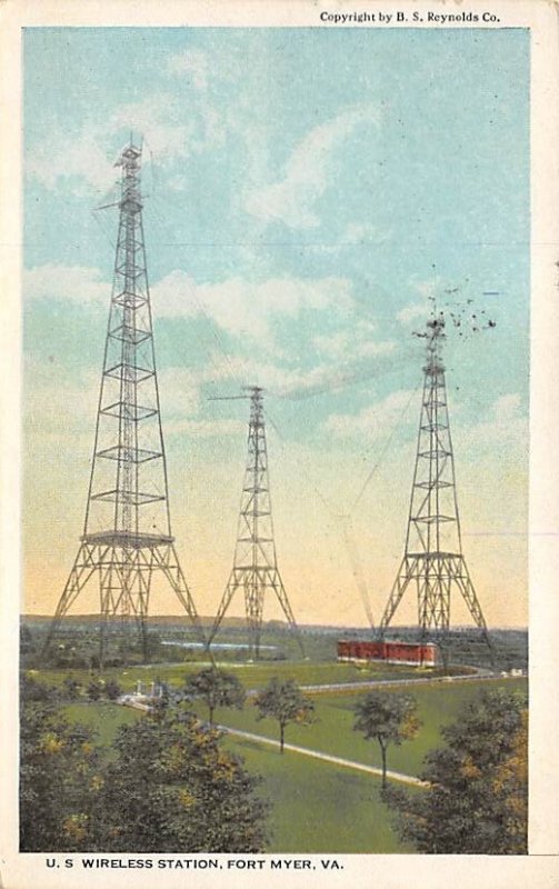 US wireless station Fort Meyer, Virginia USA 1923