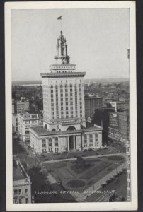 California OAKLAND $2,000.000 City Hall Pub By J.C. Bardell - WB