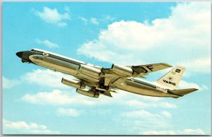 Airplane Varig-Viacao Aerea Rio-Grandense Convair 990A Brazil Airport Postcard