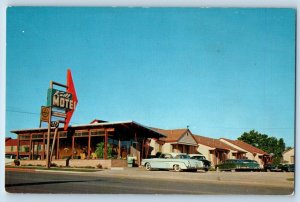 Cedar City Utah Postcard Knell Motel South Main Exterior Building c1960 Vintage