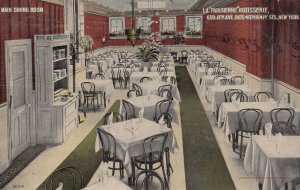 La Parisienne Rotisserie French Grill Room WW1 Advertising New York Postcard