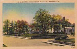 Beautiful Residence On South Main Street Anderson South Carolina