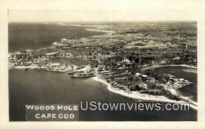 Real Photo, Woods Hole - Cape Cod, Maine ME  