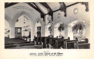 Interior Little Church of the Flowers Forest Lawn Memorial Park Glendale Cali...