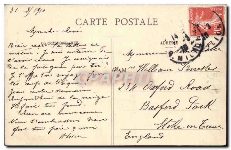 Paris - 5 - Sorbonne Church - Old Postcard