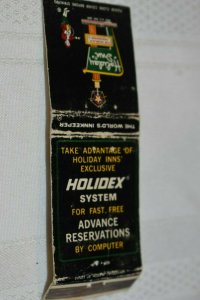 Holiday Inn Holidex Chicago Willowbrook Illinois 20 Strike Matchbook Cover