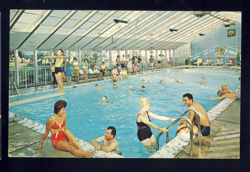 Lebanon, Connecticut/CT/Conn Postcard, Grand Lake Lodge, Indoor Swimming Pool