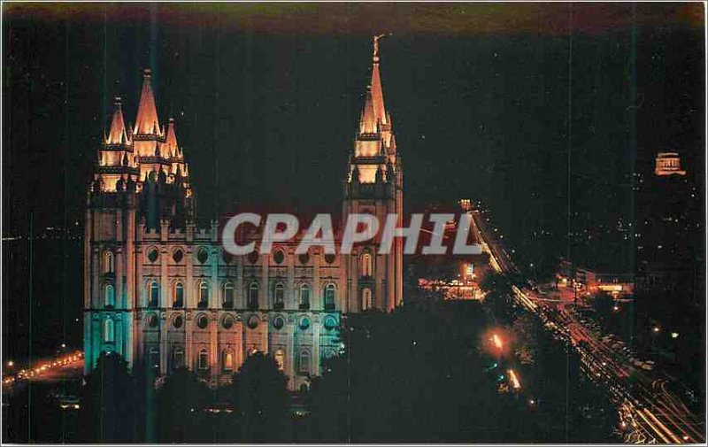 Modern Postcard Mormon Temple Salt Lake City Utah Temple This is Located on f...