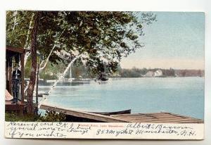 Kimball Point, Lake Massabesic, New Hampshire, Used 1905 Metal Handstamp Cancel