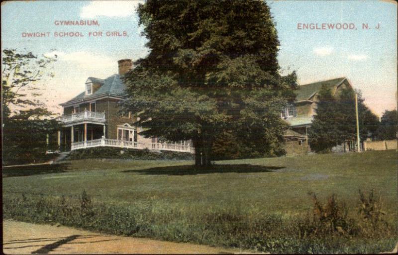 Englewood NJ Gymnasium Dwight School For Girls c1910 Postcard